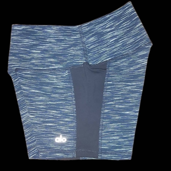 ALO Yoga ELE / ATE SHORT Color RICH NAVY Space dy - Picture 5 of 12